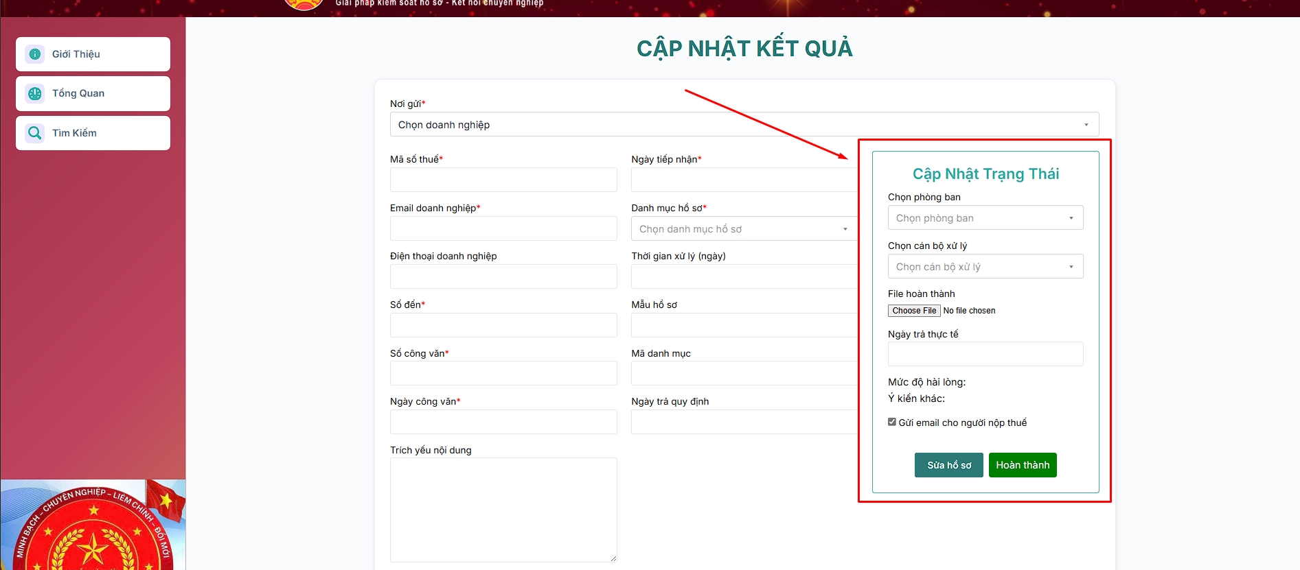 Hướng dẫn đăng nhập - minh họa